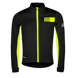 Force FROST černo-fluo pánská softshell cyklobunda