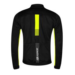 Force FROST černo-fluo pánská softshell cyklobunda