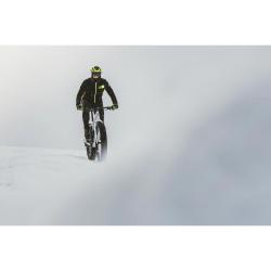 Force FROST černo-fluo pánská softshell cyklobunda