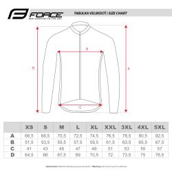 Force FROST fluo-černá pánská softshell cyklobunda