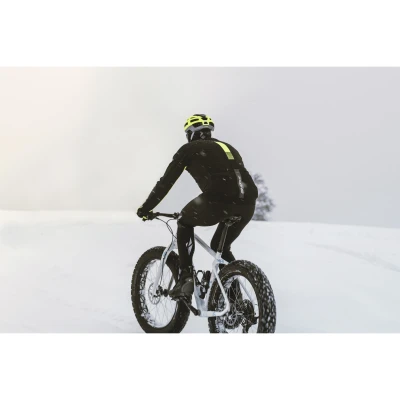 Force FROST černo-fluo pánská softshell cyklobunda