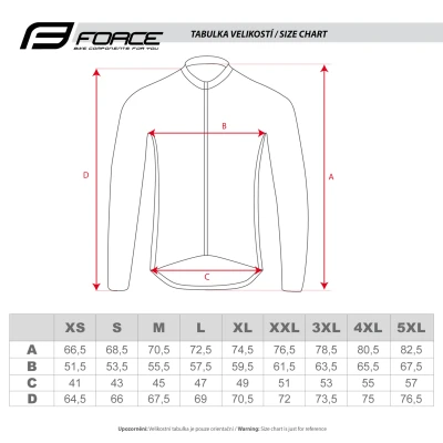 Force FROST černo-fluo pánská softshell cyklobunda