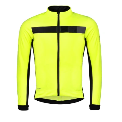 Force FROST fluo-černá pánská softshell cyklobunda Force FROST fluo-černá pánská softshell cyklobunda