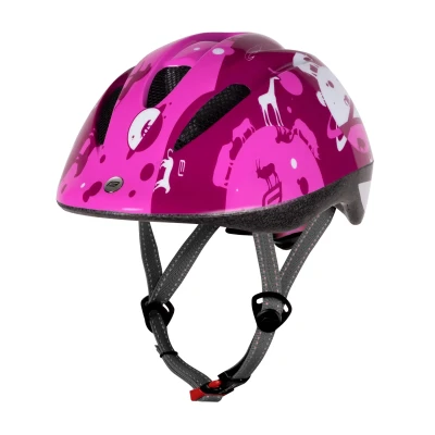 Force FUN PLANETS růžovo-bílá dětská cyklistická přilba POUZE M 52-56 cm (VÝPRODEJ)