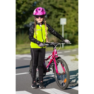 Force FUN PLANETS růžovo-bílá dětská cyklistická přilba POUZE M 52-56 cm (VÝPRODEJ)