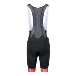 Force GAME červený cyklistický dres + Force STRIPE černo-červené cyklokraťasy