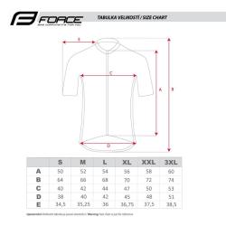 Force GAME červený cyklistický dres - kr. rukáv + Force BLADE MTB černé cyklokraťasy