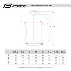 Force GOLD černo-zlatý cyklistický dres + Force B38 černé cyklokraťasy se šráky s vložkou