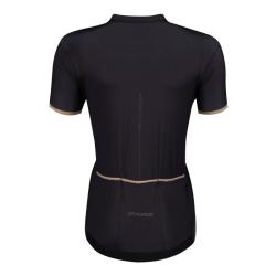Force GOLD LADY černý cyklodres - kr. rukáv + Force CHARM LADY černé dámské cyklokraťasy