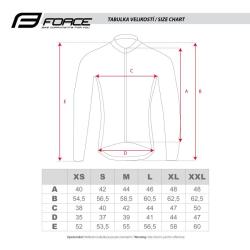 Force GOLD LADY černý dámský cyklodres - dlouhý rukáv POUZE S (VÝPRODEJ)