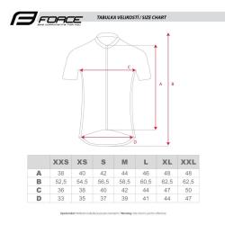 Force GOLD LADY černý dámský cyklodres - kr. rukáv POUZE M (VÝPRODEJ)