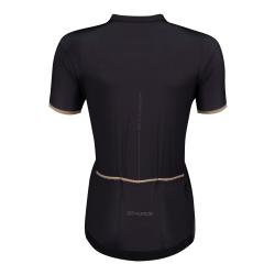 Force GOLD LADY čierny dámsky cyklodres - kr. rukáv