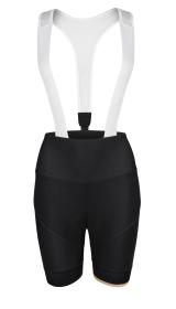 Force GOLD LADY černo-zlaté dámské cyklokraťasy se šráky a vložkou