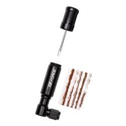Force Inflátor CO2 PUFF 2.0 s opravnou sadou,černý