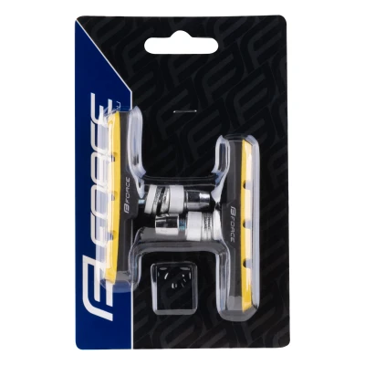 Force Gumičky brzd F jednorázové, črn-žluté 70mm balené