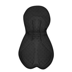 Force JOURNEY čierne krátke nohavice so šrákmi a vložkou