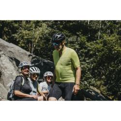 Force JOURNEY čierne krátke nohavice so šrákmi a vložkou
