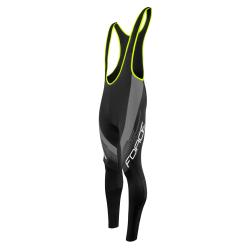 Force F58 černo-šedé cyklokalhoty se šráky a vložkou