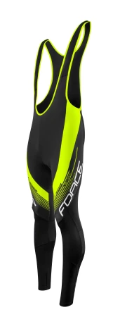 Force F58 černo-fluo cyklokalhoty se šráky bez vložky