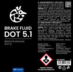 Force Kapalina brzdová DOT-5.1 Brake Fluid 1l