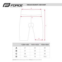 Force KID VICTORY zelené detské cyklokraťasy s vložkou