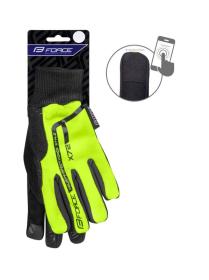 Force KID X72 fluo dětské rukavice zimní POUZE L (VÝPRODEJ)