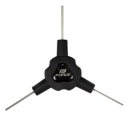 Force Kľúč Y imbus trojstranný 2/ 2,5/ 3 mm, čierny Force Kľúč Y imbus trojstranný 2/ 2,5/ 3 mm, čierny