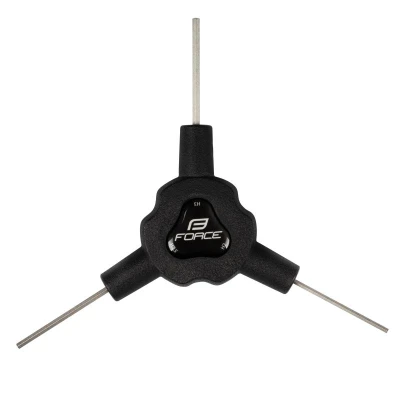 Force Klíč Y inbus trojstranný 2/ 2,5/ 3 mm, černý