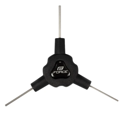 Force Klíč Y inbus trojstranný 2/ 2,5/ 3 mm, černý