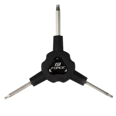 FORCE Y T20/T25/T30 černý trojstranný torx klíč
