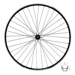 Force Koleso predné CLASSIC 622x19 V HBTX500 36d Force Koleso predné CLASSIC 622x19 V HBTX500 36d