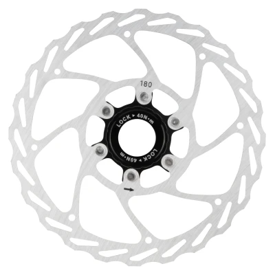 Force Kotouč brzdový 180 mm, CENTER LOCK, stříbrný