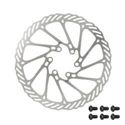 Force Kotouč brzdový Force-2 160 mm, 6 děr, stříbrný