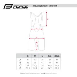 Force ACTION LADY čierne cyklokraťasy so šrákmi a vložkou