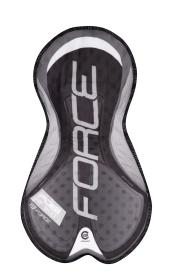 Force B30 černo-fluo cyklistické kraťasy do pasu s vložkou