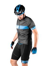 Force B30 černo-modré cyklokraťasy do pasu s vložkou