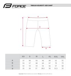 Force BLADE MTB modré cyklokraťasy bez vložky