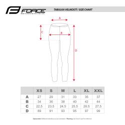 Force Legíny SIMPLE LADY modré