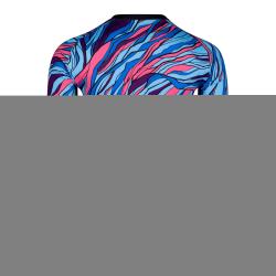 Force LIFE černo-modro-růžový cyklodres