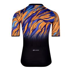 Force LIFE čierno-modro-oranžový cyklodres