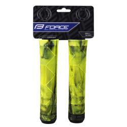 Force Madlá BMX145 gumové, čierno-fluo, balené