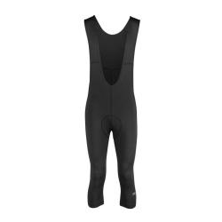 Force MAZE černé cyklokalhoty se šráky a vložkou kalhoty 3/4 POUZE L (VÝPRODEJ)