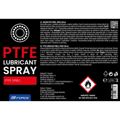 Force Mazivo-sprej PtFe 200ml