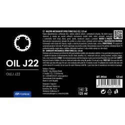 Force Mazivo-spray olej J22, 125ml