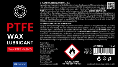FORCE Mazivo-sprej olej WAX s PTFE (Teflon)