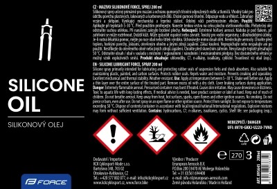 Force Mazivo-sprej Silicon 200ml (VÝPRODEJ)