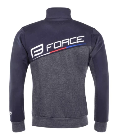 Force LEADER šedo modrá pánská mikina