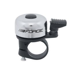 Force MINI Fe/plast 22.2mm paličkový, stříbrný zvonek Force MINI Fe/plast 22.2mm paličkový, stříbrný zvonek