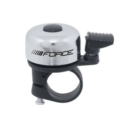 Force MINI Fe/plast 22.2mm paličkový, stříbrný zvonek (VÝPRODEJ)