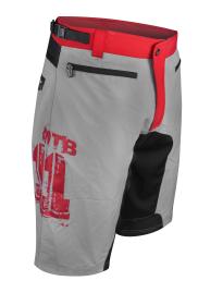 Force MTB-11 sv.šedé kraťasy s odnímateľnou vložkou